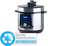 Sichler Haushaltsgeräte Programmierbarer 11in1-Schnellkochtopf, 5 l, 1.000 W,Versandrückläufer