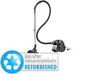 Sichler Haushaltsgeräte Beutelloser Zyklon-Staubsauger BLS-160,1.600Watt Leistung(refurbished); Akku-Zyklon-Hand- & Boden-Staubsauger, Akku-Zyklon-Hand- & Boden-Staubsauger mit Motor-Bürste 