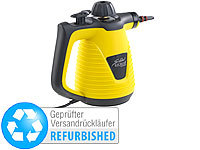 Sichler Haushaltsgeräte Tragbarer Dampfreiniger mit Zubehör, 1000 W (refurbished); Akku-Zyklon-Hand- & Boden-Staubsauger Akku-Zyklon-Hand- & Boden-Staubsauger 