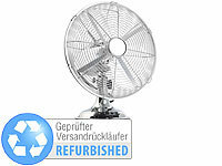 Sichler Haushaltsgeräte Vollmetall-Tisch-Ventilator im Retro-Look, Versandrückläufer