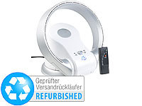 Sichler Haushaltsgeräte Rotorloser 360°-Tischventilator & Heizlüfter (Versandrückläufer)