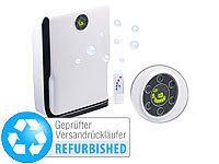 ; Multi-Stufen-Luftreiniger mit Filtern, Ionisator,en UV, WLAN & Apps 