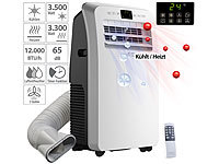 Sichler Haushaltsgeräte Mobile Monoblock-Klimaanlage mit Heiz-Funktion; 12.000 BTU/h; 3.500 W