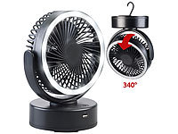 Sichler Haushaltsgeräte Hängeventilator, Zelt Ventilator