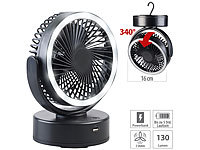 ; Deckenventilatoren mit Lampe 