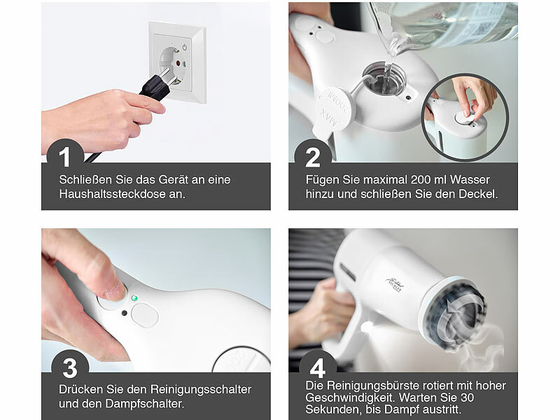 ; Hand-Dampfreiniger, Dampfbesen Hand-Dampfreiniger, Dampfbesen Hand-Dampfreiniger, Dampfbesen Hand-Dampfreiniger, Dampfbesen 