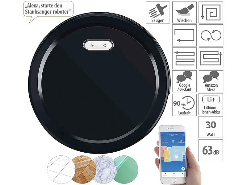 ; 2in1-Staubsaug- & Bodenwisch-Roboter mit UV-Licht 2in1-Staubsaug- & Bodenwisch-Roboter mit UV-Licht 2in1-Staubsaug- & Bodenwisch-Roboter mit UV-Licht 