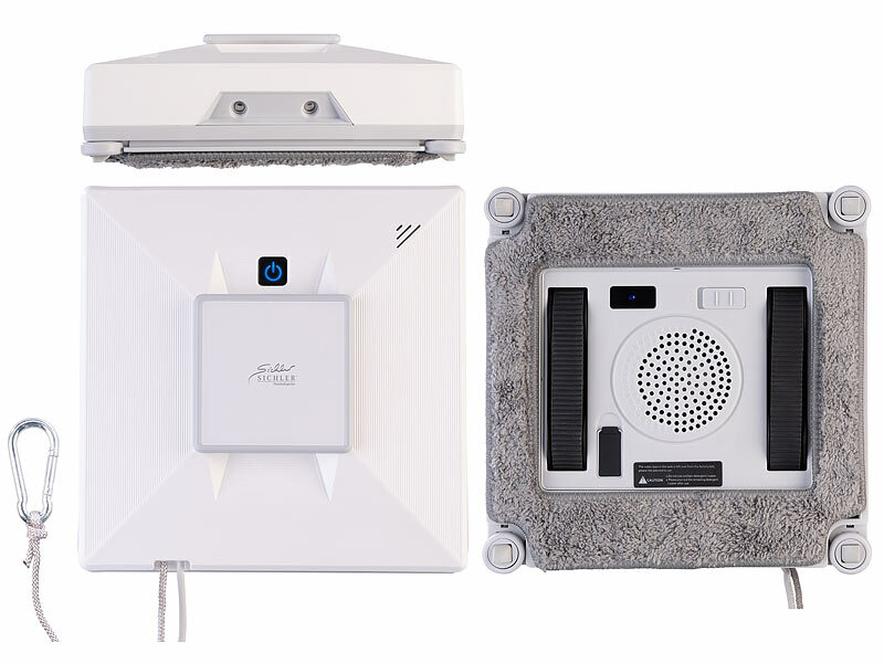 ; WLAN-Fensterputzroboter mit Doppel-Sprühfunktion, Powerstation-Betrieb und App WLAN-Fensterputzroboter mit Doppel-Sprühfunktion, Powerstation-Betrieb und App WLAN-Fensterputzroboter mit Doppel-Sprühfunktion, Powerstation-Betrieb und App 